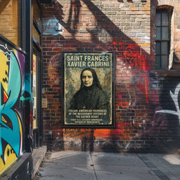 Saint Frances Xavier Cabrini Heritage Cultural or Heritage Poster