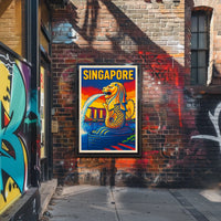 Singapore Iconic Merlion Poster