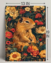 Charming Woodland Chipmunk Animal Poster