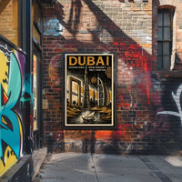 Dubai Poster Modernity Meets Tradition Wall Art For Home