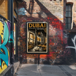 Dubai Poster Modernity Meets Tradition Wall Art For Home