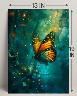 Enchanting Butterfly Scene in Fantasy or Mythology Poster