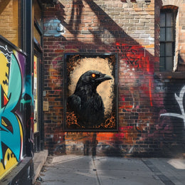 Mystical Raven Adventure Artistic Animal Poster