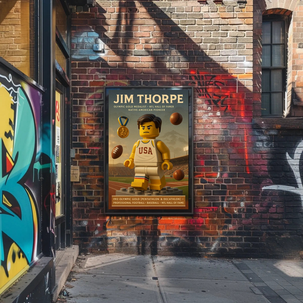 Celebrating Jim Thorpe A Legendary Pioneer Jim Thorpe Poster