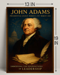 John Adams 2nd President Poster PosterGoat