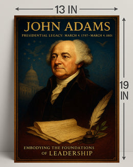 John Adams 2nd President Poster PosterGoat