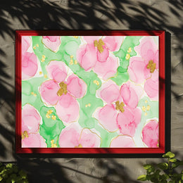 Floral Watercolor Delight Poster