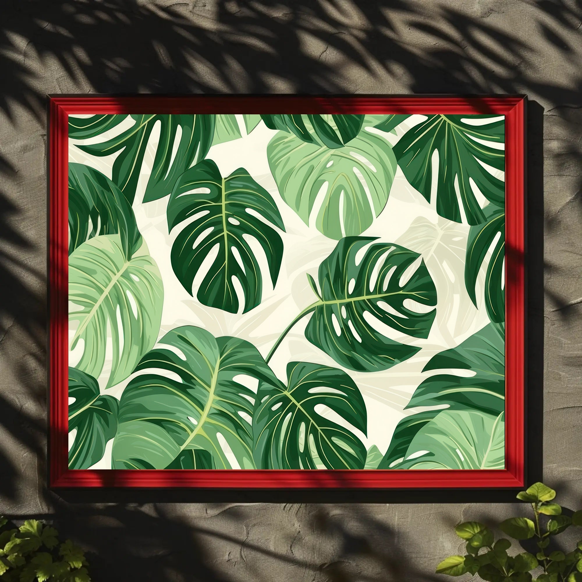 Tropical Foliage Bliss Poster