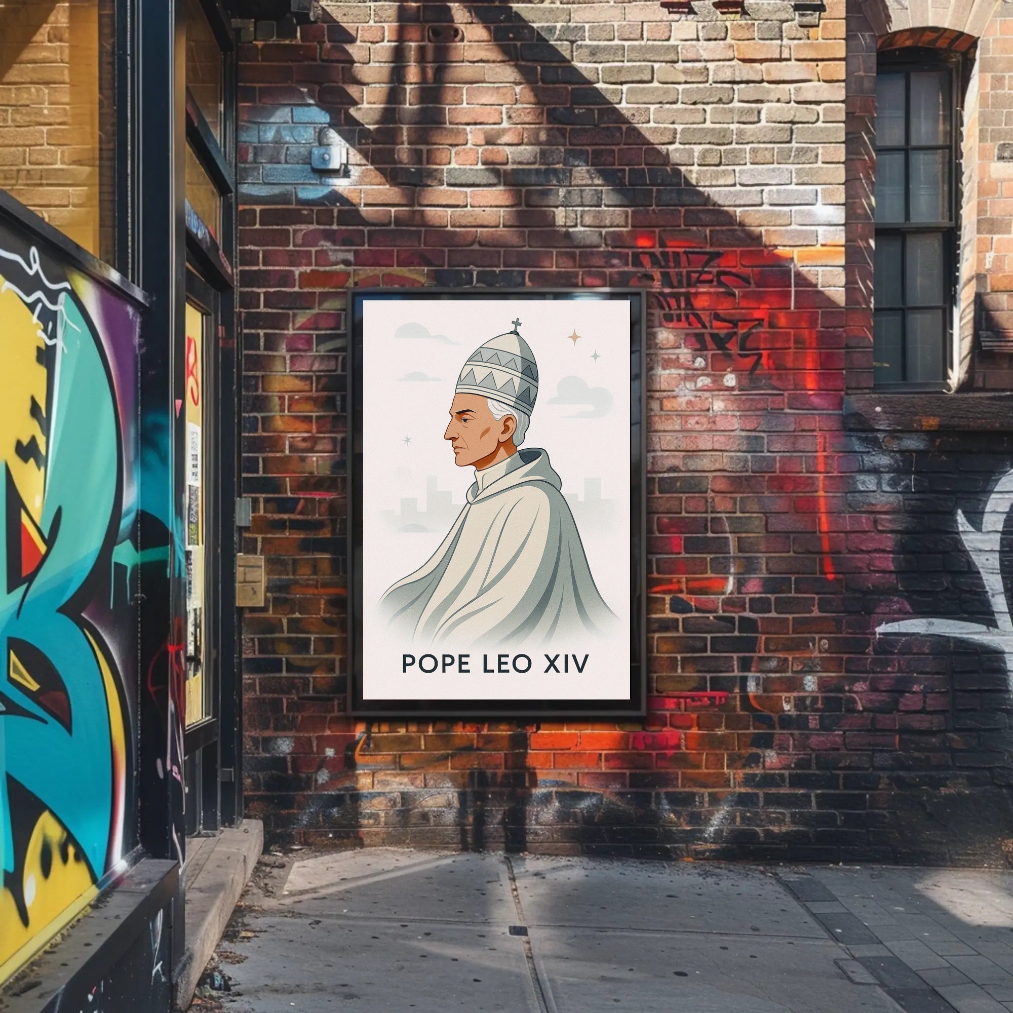 Pope Leo XIV Poster PosterGoat