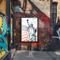 Statue of Liberty Patriotic Freedom Cultural or Heritage Poster