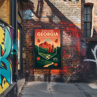 Explore Georgia Where Urban Meets Poster