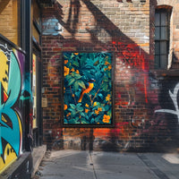 Vibrant Jungle Symphony Wall Art Print