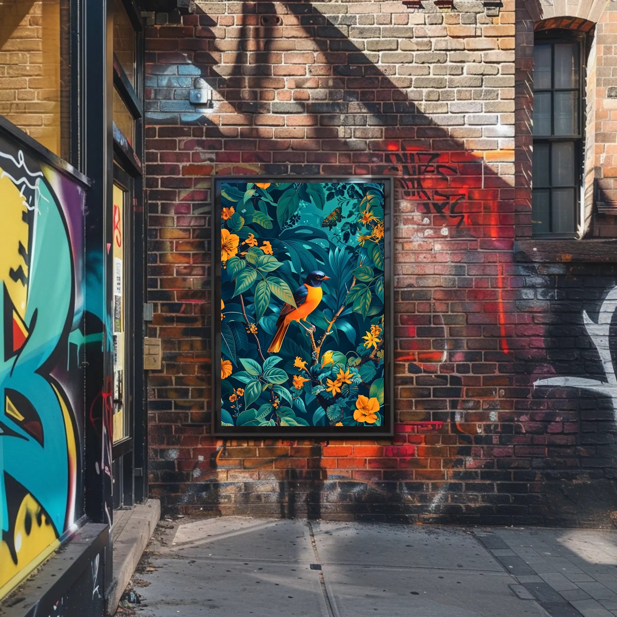 Vibrant Jungle Symphony Wall Art Print