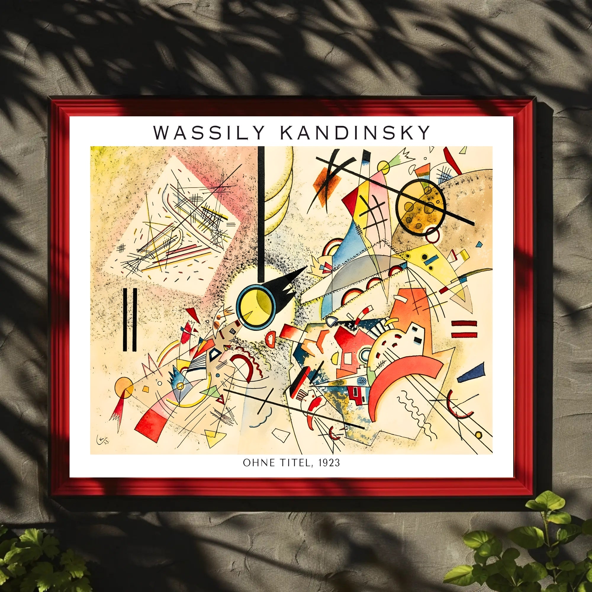 Wassily Kandinsky Ohne Titel 1923 Poster
