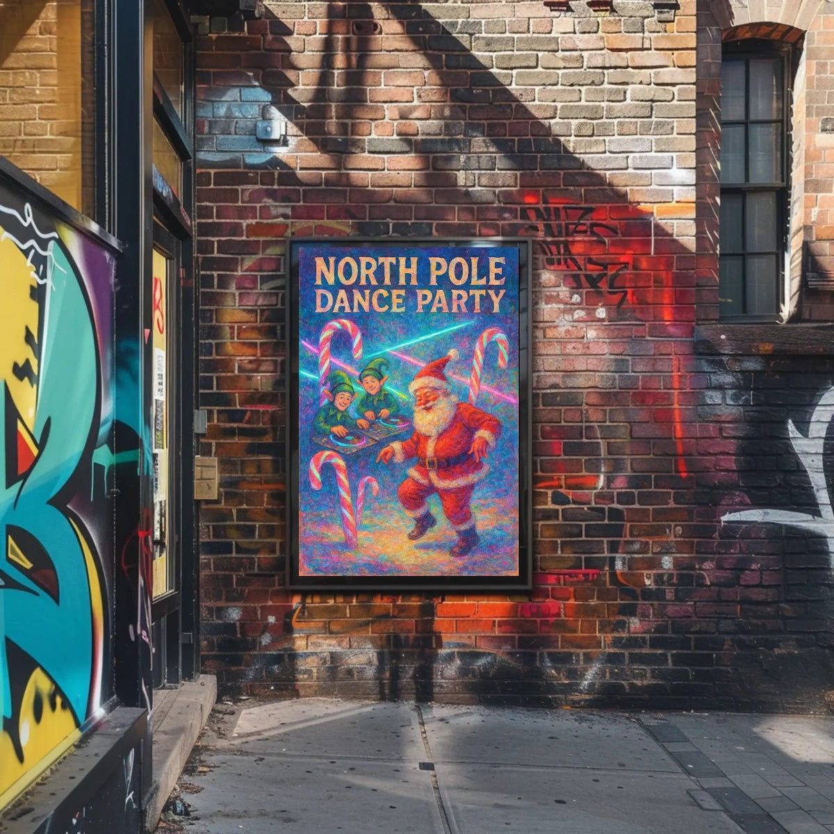 North Pole Dance Party Poster