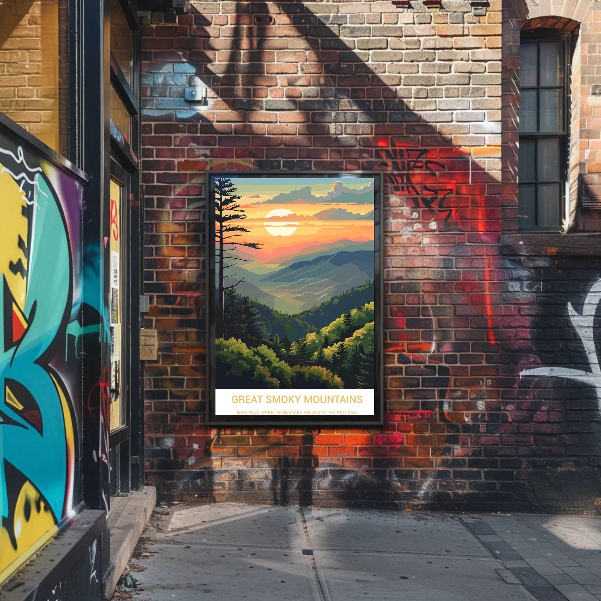 Great Smoky Mountains National Park Sunrise Poster