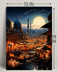 Moonlit Bazaar Poster