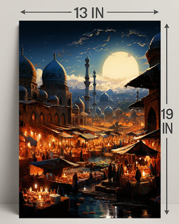 Moonlit Bazaar Poster