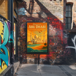 Discover Abu Dhabi Poster