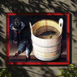 Still Life with Fish and Birds Artistic Poster
