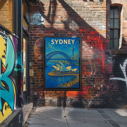 Sydney Skyline Poster
