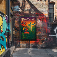 Viva Brazil Experience the Heart of South America Poster