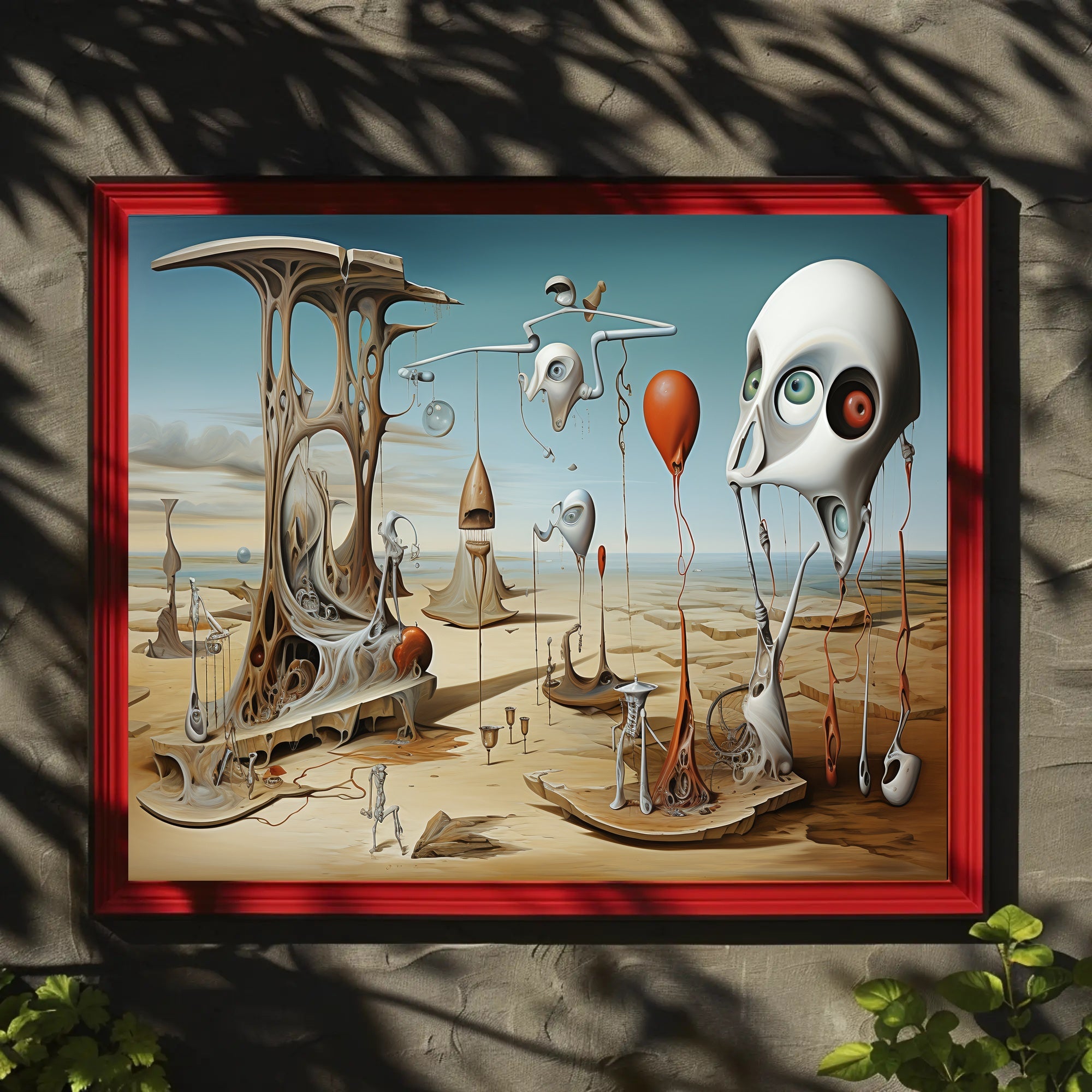Surreal Desert Dreamscape Abstract Artistic Poster