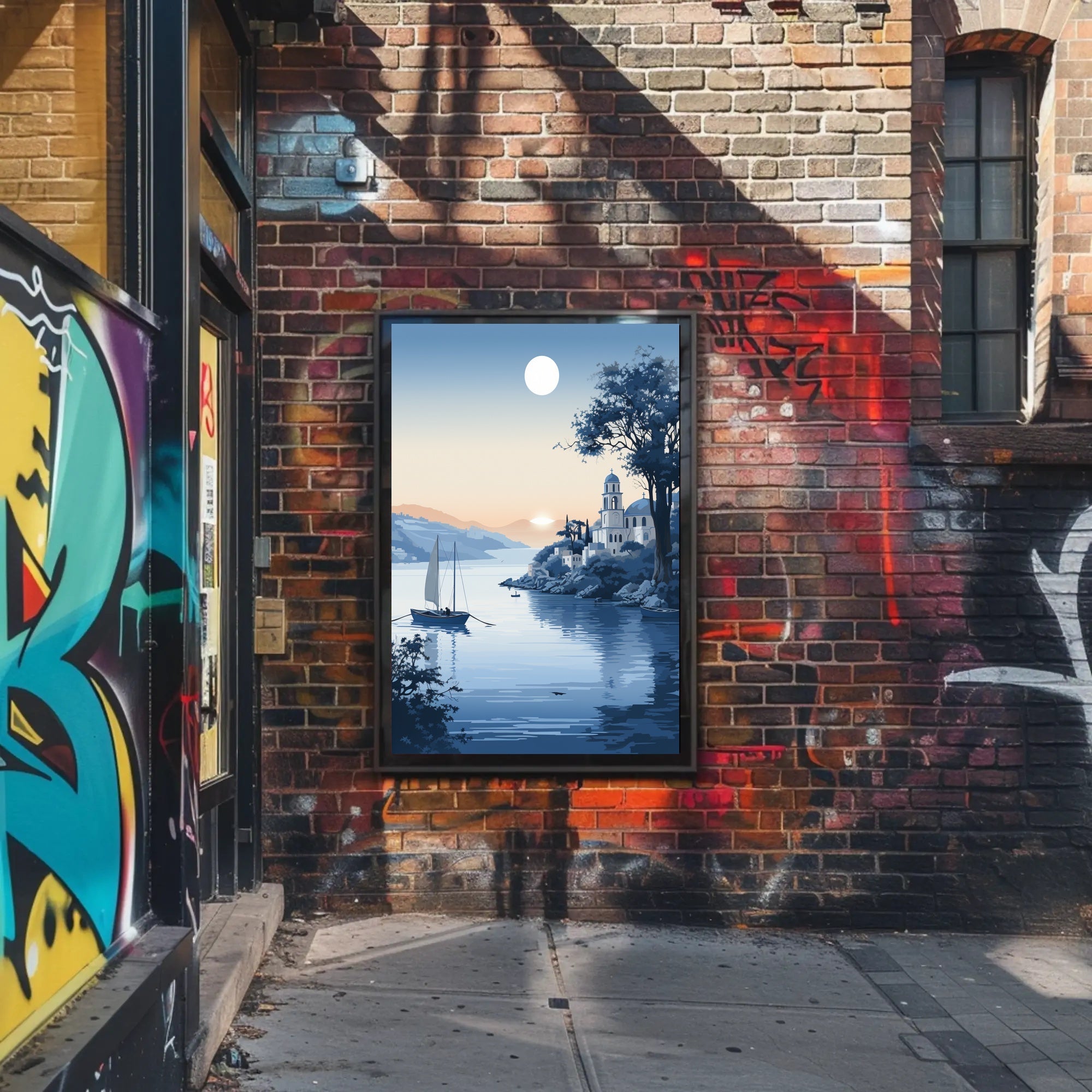 Tranquil Coastal Evening Poster PosterGoat