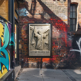 Let My People Go A Monument to Divine Intervention Poster PosterGoat