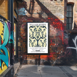 William Morris Cotton Prints Exhibition Poster