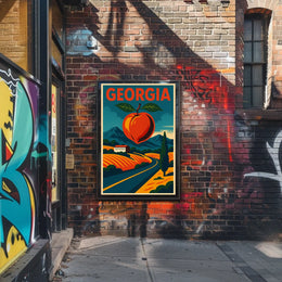 Georgia Peach Poster