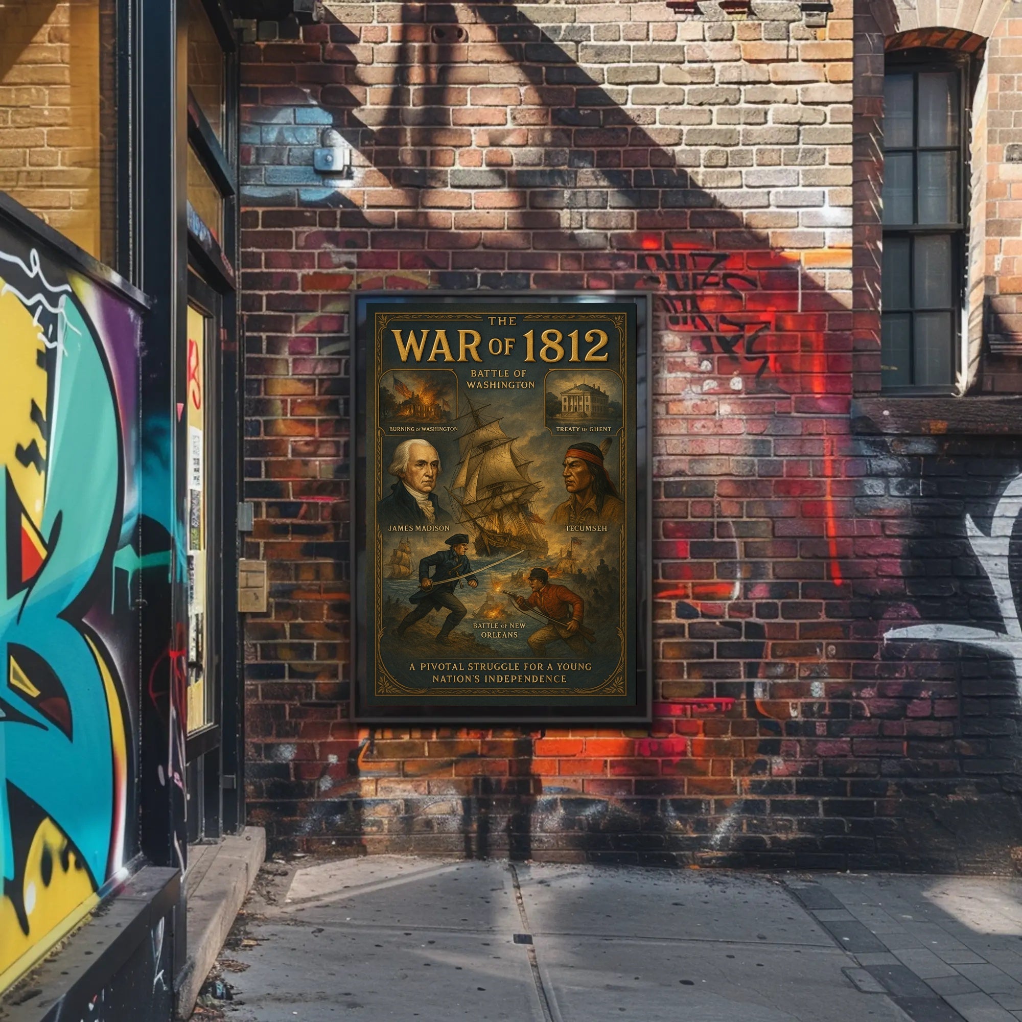James Madison War of 1812 Poster PosterGoat