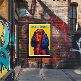 Cocker Spaniel Art Poster