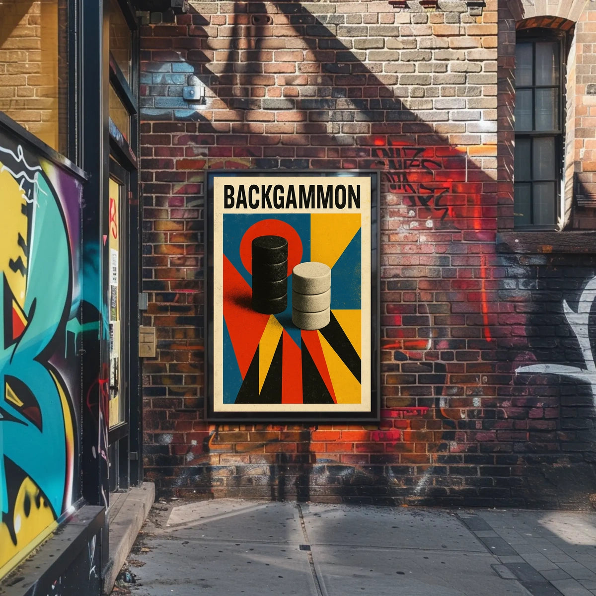 Backgammon Art Poster