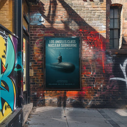 Los Angeles  Nuclear Submarine Poster PosterGoat