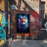 Mystical Fox Portrait Poster PosterGoat