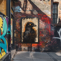 Mystical Raven Art Print Animal Poster