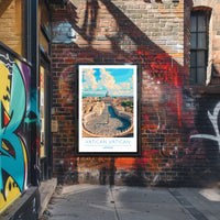 Vatican City Aerial View Poster