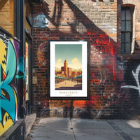 Marrakech A Vibrant Cityscape Poster