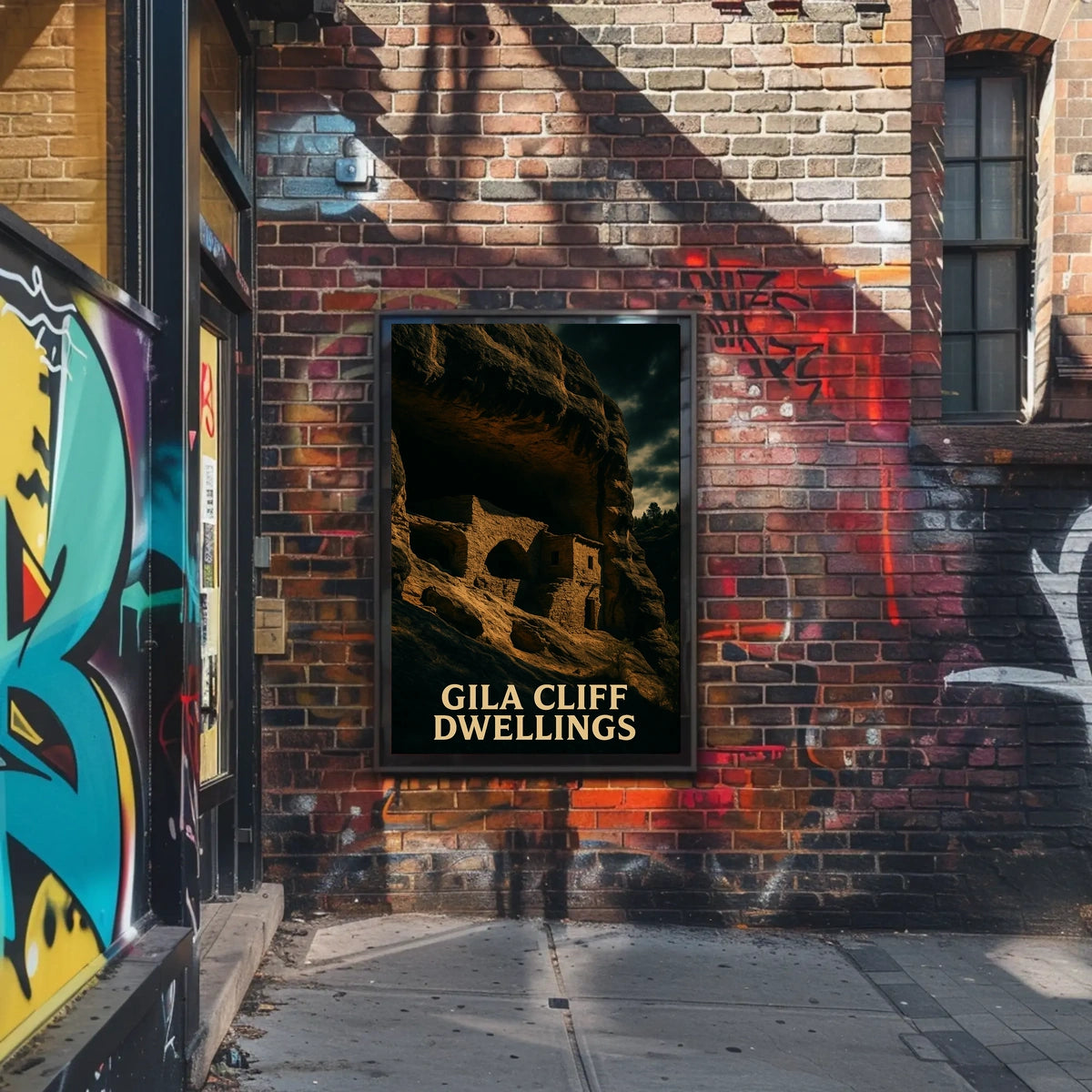 Gila Cliff Dwellings Poster