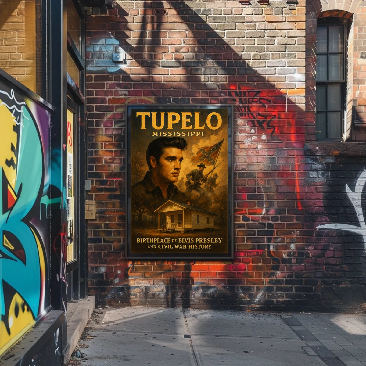Tupelo, Mississippi Birthplace Of Poster