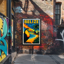 Belize Tropical Paradise Poster