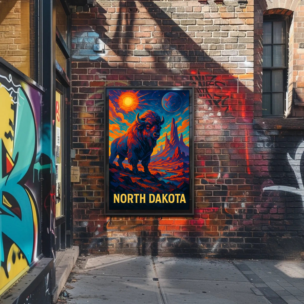 North Dakota Majestic Wilderness Poster