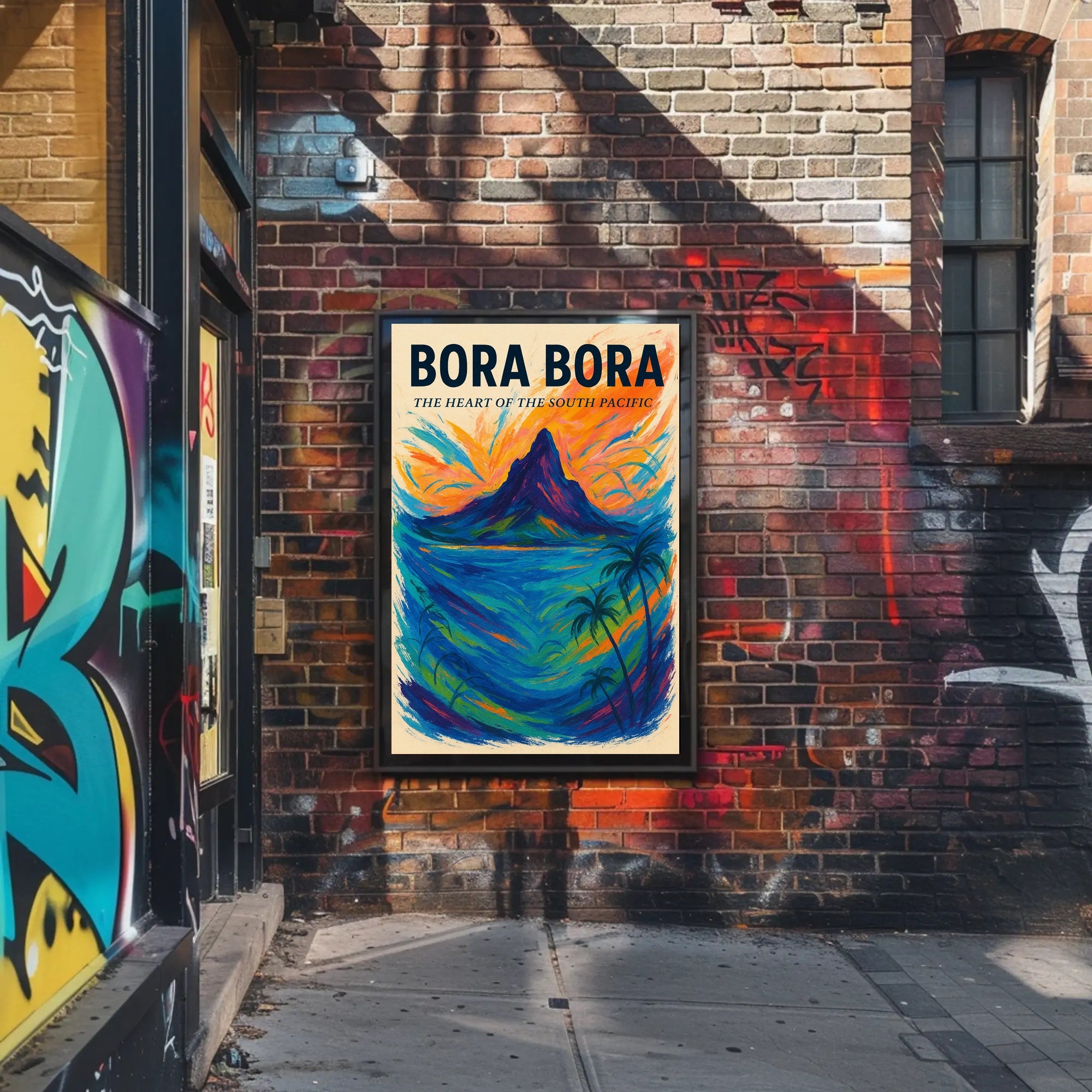 Bora Bora: Heart of the South Pacific Travel Poster PosterGoat
