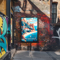 Cabo San Lucas Tranquil Seaside View Travel Poster