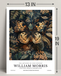 William Morris Botanical Artistry Exhibition Artistic Poster