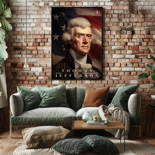 Thomas Jefferson 3rd President Of The United States Portrait