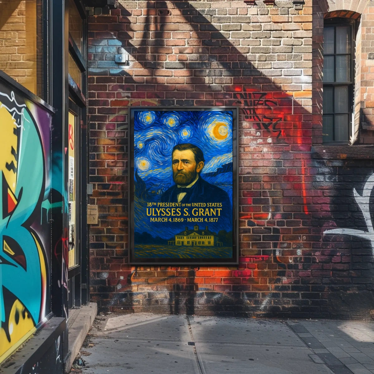 Ulysses S. Grant 18th President of the United States Presidential Masterpiece Series Poster