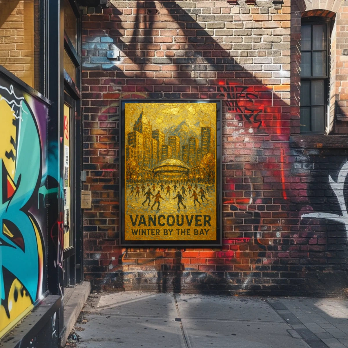 Vancouver Winter By The Bay Poster