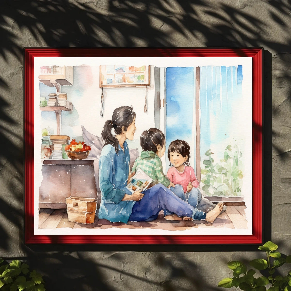 A Cozy Afternoon at Home Poster